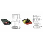 Juego de conectores generico 4 vias - 5 juegos completo - motoscamaralweb.com