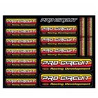 PRO CIRCUIT Original Logo Decal Sheet - motoscamaralweb.com