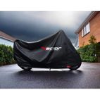 Funda de moto para interior/exterior VECTOR H2O para Moto/Scooter con pantalla grande - Negro - XL - motoscamaralweb.com