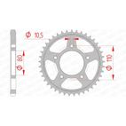 Corona AFAM acero estándar 10504 - Paso 525 - motoscamaralweb.com