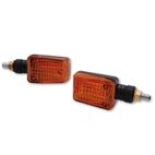 Intermitente HIGHSIDER smart Mini - cristal naranja - homologado E - par - motoscamaralweb.com