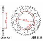 Corona JT SPROCKETS acero estándar 1134 - Paso 428 - motoscamaralweb.com
