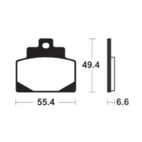 Pastillas de freno TECNIUM sinterizadas - MSS438 - motoscamaralweb.com