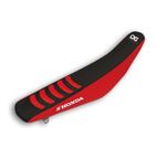 Funda de asiento Blackbird Doble agarre 3 Honda negro/rojo 1135H - motoscamaralweb.com