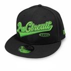 PRO CIRCUIT Snapback Hat - Black/Neon Green - motoscamaralweb.com