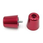 Juego contrapesos manillar V PARTS aluminio Piaggio rojo - motoscamaralweb.com