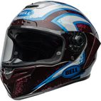 Casco BELL Race Star DLX Flex - Xenon Gloss Red/Silver - motoscamaralweb.com