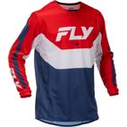 Camiseta FLY RACING Kinetic - rojo/blanco/azul - motoscamaralweb.com