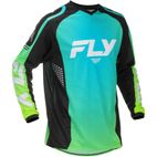 Camiseta FLY RACING F-16 - Aqua/negro/blanco - motoscamaralweb.com