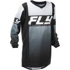 Camiseta infantil FLY RACING F-16 - negro/blanco - motoscamaralweb.com