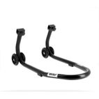 Caballete delantero BIHR Home Track color negro mate y ruedas negras - motoscamaralweb.com