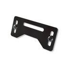 Placa de montaje HIGHSIDER pro - negro - 1 pieza - motoscamaralweb.com