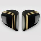 Cubiertas laterales ARAI SPENCER 40 Negro (Compatible sistema VAS-V) - motoscamaralweb.com