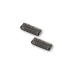 Piloto trasero/intermitente LED HIGHSIDER smart Shorty 3in1 - cristal ahumado - homologado E - par - motoscamaralweb.com