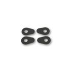 HIGHSIDER smart Mounting Plates Indy Spacer Black Aluminium. For Various Yamaha - motoscamaralweb.com