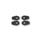HIGHSIDER smart Mounting Plates Indy Spacer Black For Various Kawasaki. Yamaha. Suzuki - motoscamaralweb.com