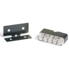 Luz de matrícula LED HIGHSIDER smart Mini - negro - 1 pieza - motoscamaralweb.com