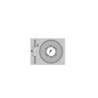 Corona PBR acero C45 estándar 404 - 415 - motoscamaralweb.com