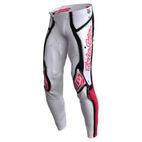Pantalón TROY LEE DESIGNS SE Ultra Membrane - Blanco/Rojo neón - motoscamaralweb.com