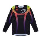 Camiseta infantil TROY LEE DESIGNS SE PRO Stripes - Black/multi - motoscamaralweb.com