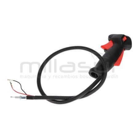 MANDO ACELERADOR UNIVERSAL PARA MANILLAR DE 22 (900mm CABLE - Ø22mm ROSCA) - D43B D52B - motoscamaralweb.com
