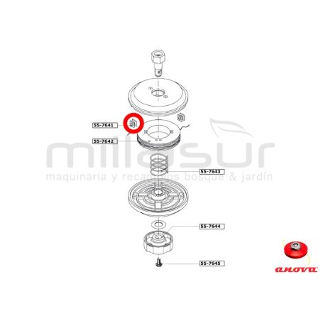 OJAL CABEZAL PT130 ( 55-764) - motoscamaralweb.com