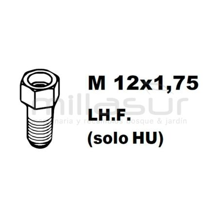 ADAPTADOR PT130 12x1.75 Izq/Hembra - motoscamaralweb.com