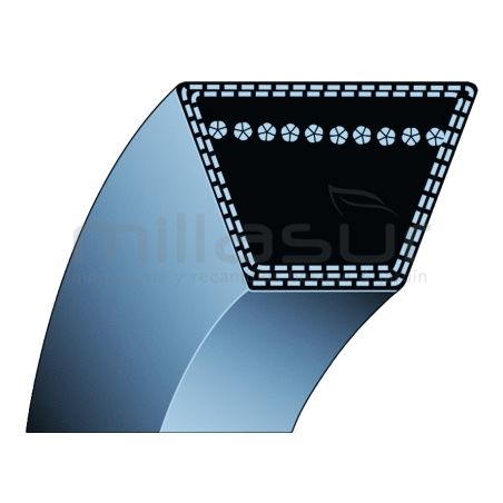 CORREA CORTE 12.7x1975 ADAPTABLE A MTD - motoscamaralweb.com