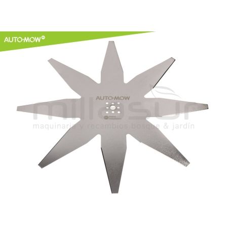 CUCHILLA ROBOT CORTACESPED WIPER - AMBROGIO - OUTILS - 29CM - 8 PUNTAS - motoscamaralweb.com