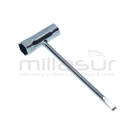 LLAVE DE BUJIAS STIHL 17-19 - DESTOR. PLANO - motoscamaralweb.com