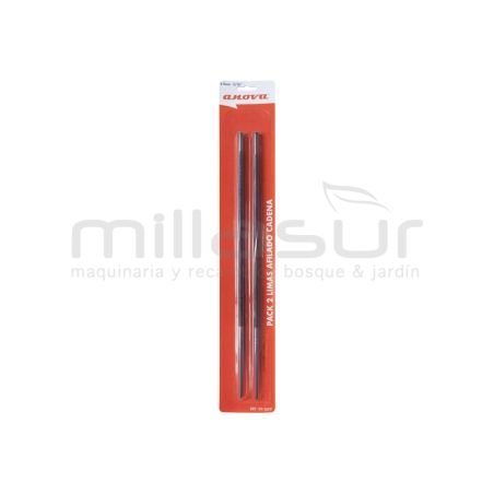 BLISTER 2 LIMAS AFILADO CADENA ANOVA 4.8mm - 3/16 - motoscamaralweb.com