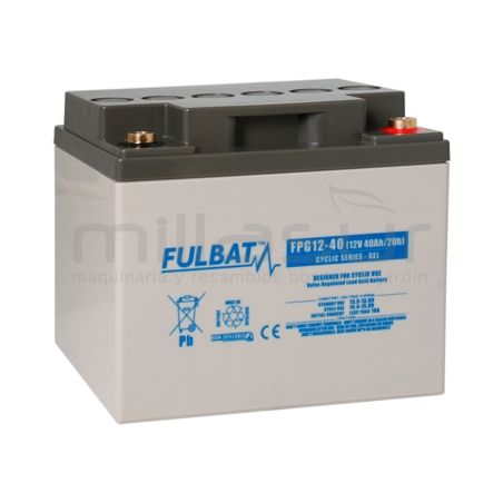 BATERIA CICLICA GEL FPG12-40 12V 40.8 Ah.( 197 x 165 x 170 ) - motoscamaralweb.com