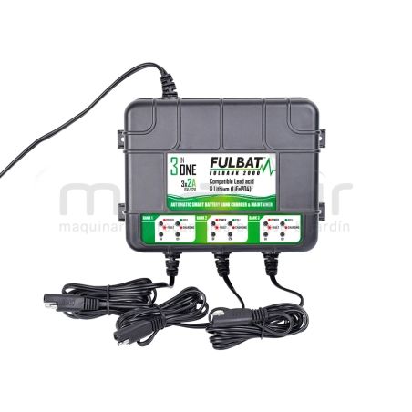 CARGADOR DE BATERIAS 3 EN 1 - FULLBANK 2000 - motoscamaralweb.com