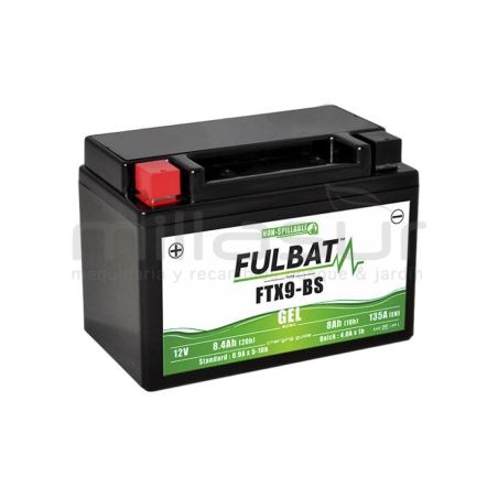 BATERIA MOTO FTX9-BS 12V LIBRE MANTENIMIENTO 8.4Ah (150 x 87 x 105) -DER. - motoscamaralweb.com