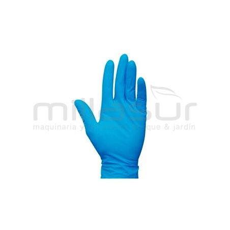 CAJA DE 100 GUANTES NITRILO AZUL - TALLA S - motoscamaralweb.com