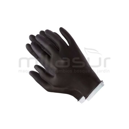 CAJA DE 100 GUANTES TALLER NITRILO NEGRO - TALLA L - motoscamaralweb.com