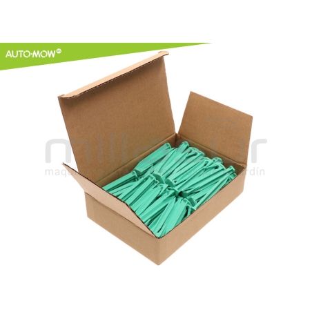 PACK DE 100 PIQUETAS BIODEGRADABLES CABLE PERIMETRO ROBOT CORTAC. 85mm - motoscamaralweb.com