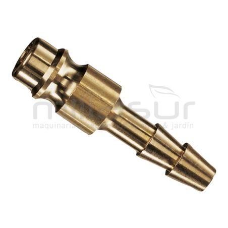 CONECTOR RAPIDO AIRE COMPREMIDO 1/4 X 6mm - MACHO - LATON - motoscamaralweb.com