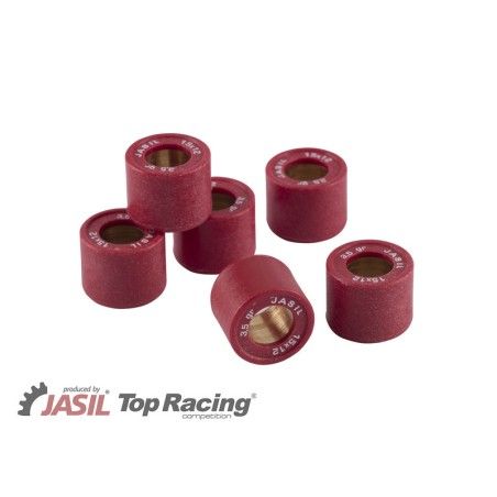 Rodillos de variador JASIL 15x12mm 3.5gr - 6 piezas- motoscamaralweb.c