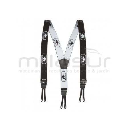 TIRANTES PANTALON CON OJALES - BLANCO Y NEGRO - motoscamaralweb.com