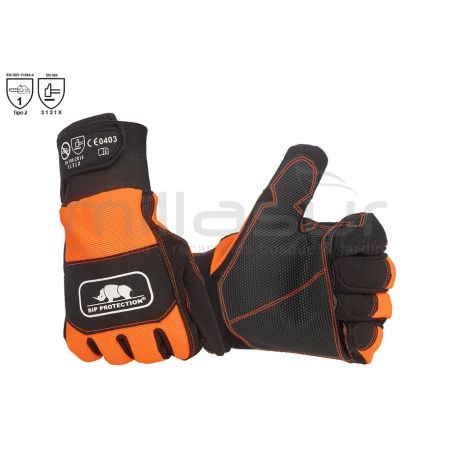 GUANTES ANTICORTE MOTOSIERRA SIP CLASE 1 - T8 - motoscamaralweb.com