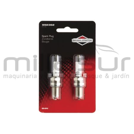 BLISTER 2 BUJIAS BS CUELLO LARGO OHV - motoscamaralweb.com