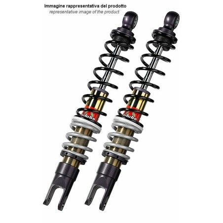 Doble amortiguador trasero BITUBO YGB02 - Negro/Gris - motoscamaralweb.com