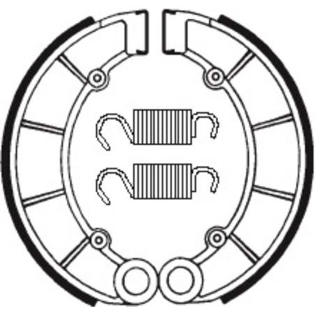Zapatas de freno Tecnium BA027 - motoscamaralweb.com
