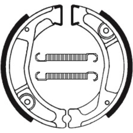 Zapatas de freno Tecnium BA029 - motoscamaralweb.com