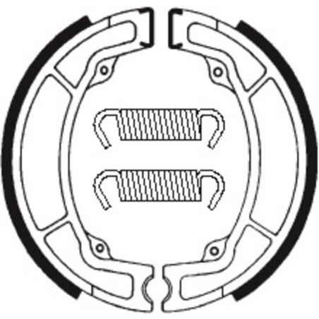 Zapatas de freno Tecnium BA033 - motoscamaralweb.com