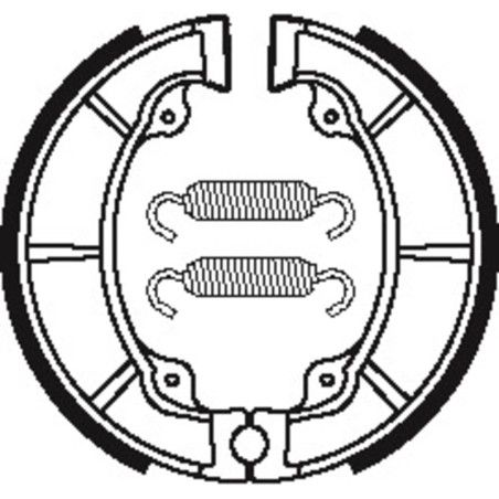 Zapatas de freno Tecnium BA038 - motoscamaralweb.com