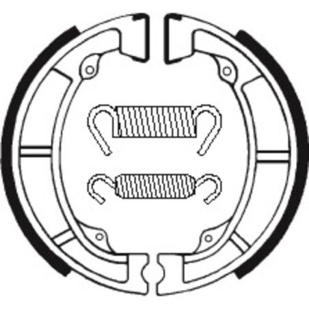 Zapatas de freno Tecnium BA039 - motoscamaralweb.com