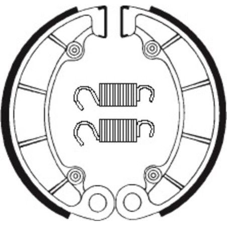 Zapatas de freno Tecnium BA046 - motoscamaralweb.com