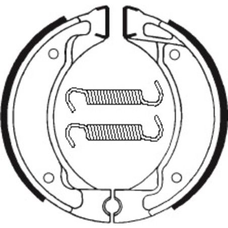 Zapatas de freno Tecnium BA050 - motoscamaralweb.com